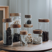 Pot de conservation en verre borosilicate de haute qualité 120ml 220ml 250ml 300ml 330ml 550ml 800ml 1000ml
