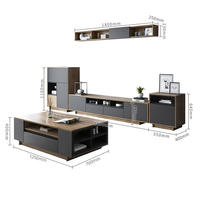 Meilleures ventes 2022 : Nouveaux designs de meubles TV et tables basses 60 pouces, style simple