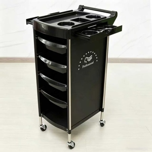 Hairdressing <b>Trolley</b> High-end Hair Salon Specialized Salon <b>Tool</b> Cart Hair Salon Storage Bar Cart - Product Image 1