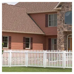 Popular Easy Installation White Cheap Pvc Vinyl Picket Fence