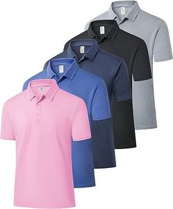 เสื้อโปโลผู้ชายคุณภาพสูง ผ้าฝ้ายแท้ 100% พิมพ์ลาย ยูนิเซ็กซ์ ขายส่ง - Product Image 1