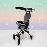 Poussette légère HOT 2026, poussette de voyage portable, poussette compacte, poussette avec pare-soleil amovible