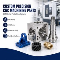 Pièces en aluminium usinées CNC de haute précision sur mesure, pièces de drone UAV, composants de blocs anodisés usinés CNC