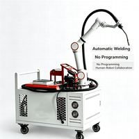Robot de soudage collaboratif compact à 6 axes MIG TIG pour atelier de fabrication
