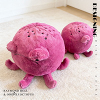 Peluche de simulation de taureau écossais assis, vache des Highlands, poulpe, animal en peluche pour enfants, poupée, coussin réconfortant, coussin moelleux, faible MOQ
