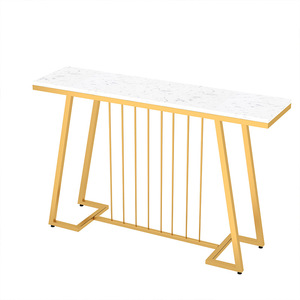 Tavolo Consolle di Design <span class=keywords><strong>Moderno</strong></span> Vintage <span class=keywords><strong>Barocco</strong></span> Antico con Piano in Marmo e Contenitore per Ingresso o Corridoio - Product Image 5