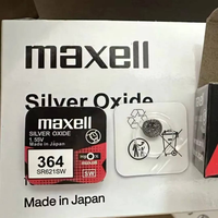 Baterai Perak Oksida 364 371 377 395 untuk Senter 1.5V ROHS Sel Tombol Primer Kemasan Blister-Grosir
