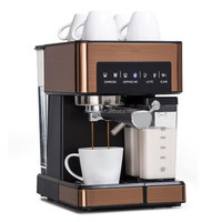 Aifa mesin Espresso 15 Bar, pompa ULKA tekanan susu busa Nozzle mesin Cappuccino mesin pembuat kopi dengan fungsi pemanasan awal cangkir