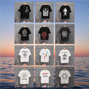 <span class=keywords><strong>เสื้อ</strong></span><span class=keywords><strong>ยืด</strong></span>แขนสั้นพิมพ์ลาย 3 มิติ คอลเลคชั่นใหม่ CH 2026 ฤดูใบไม้ผลิ/ฤดูร้อน ผ้าฝ้ายแท้ ระบายอากาศได้ดี ซับเหงื่อ ทรงหลวม สไตล์สตรีทแวร์ - Product Image 1