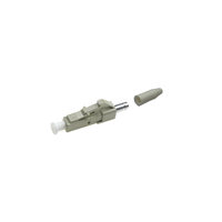 LC Glasfaser-Steckverbinder-Schutzhülle mit Zugentlastung, 2,0 mm ID, 14,5 mm Länge, beige, für LC UPC Patchkabel