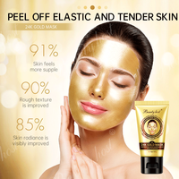 OEM OBM ODM-Kit de soins de la peau, Set de voyage en or 24K, masque pour les yeux, gommage du visage, nettoyant, sérum, Gel, masque, Kit 4 pièces