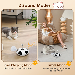 Nobleza 5-in-1 giocattoli ecologici per gatti in stile classico Laser e giochi a LED automatici in movimento intelligenza giocattolo per gatti - Product Image 4