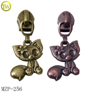 Custom Gold Letters <strong>Zipper</strong> Pulls Handbags Decorative logo <strong>Replacement</strong> <strong>Zipper</strong> Puller Metal Nylon Slider <strong>Zipper</strong> Tags for Jacket - Product Image 5
