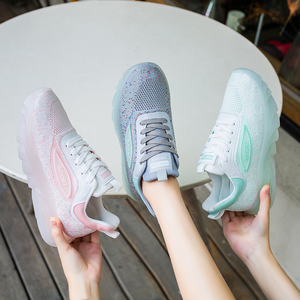 Luminoso femminile 2020 autunno nuovo ins traspirante sport casuali <span class=keywords><strong>scarpe</strong></span> da corsa - Product Image 1