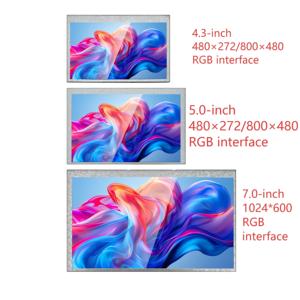 Écran LCD industriel de 4,3 pouces/5,0 pouces/7,0 pouces, module rétroéclairé LED TFT 800x480 pour panneau de commande/HMI/maison intelligente - Product Image 3