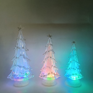 2024 <b>LED</b> <b>Light</b> Crystal Acrylic Artificial Christmas <b>Tree</b> - Product Image 4