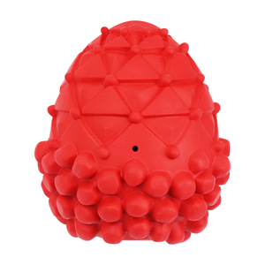 Z hierde Pinecone Squeaking <b>Dog</b> Toy <b>Ball</b> Rubber Durable Teething Pet Sound Training Toy For <b>Dogs</b> - Product Image 5