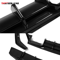 Diffuseur arrière TR Dry Carbon Fiber TR V3, spoiler inférieur, pour kit BMW M2 G87 avec séparateurs d'angle de pare-chocs arrière
