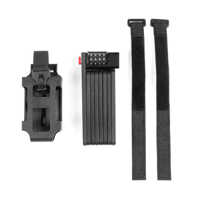 Accesorio de ciclismo para <span class=keywords><strong>bicicleta</strong></span> de carretera, candado de <span class=keywords><strong>cadena</strong></span> plegable portátil para <span class=keywords><strong>bicicleta</strong></span>, antirrobo, sin llave. - Product Image 4