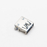 Platten richtung Kupfer legierung Shell Pcb USB 3.0 Typ c Typ Buchse Vertikale Buchse 180 Grad Positionen 9-poliger Stecker Jack Connector