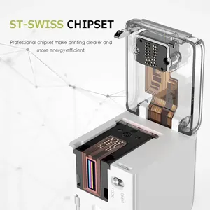 <span class=keywords><strong>Impresora</strong></span> de inyección de tinta de color de tatuaje de logotipo de código QR de etiqueta de mano inalámbrica portátil compatible con mini etiquetas de ropa de papel de piel <span class=keywords><strong>Kongten</strong></span> Mbrush - Product Image 3