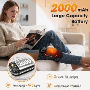 เครื่องนวดเข่าไฟฟ้าไร้สายพร้อมการสั่นสะเทือนด้วยความร้อน - Product Image 6