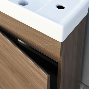 Mueble <span class=keywords><strong>de</strong></span> <span class=keywords><strong>Baño</strong></span> Flotante Moderno <span class=keywords><strong>de</strong></span> 40 cm, Gabinete <span class=keywords><strong>de</strong></span> Almacenamiento Suspendido en la Pared con Lavabo <span class=keywords><strong>para</strong></span> Baños <span class=keywords><strong>Pequeños</strong></span> y Vestuarios - Product Image 5
