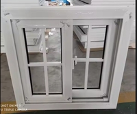 Fenêtres coulissantes en aluminium à double vitrage ou en PVC U pour le marché néo-zélandais
