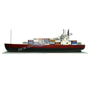 Bằng Gỗ Thủ Công <span class=keywords><strong>Container</strong></span> Tàu Mô Hình Lớn 155Cm Cho Hải Lý Trang Trí Nội Thất Sản Phẩm Tùy Chỉnh 100% Handmade - Product Image 1