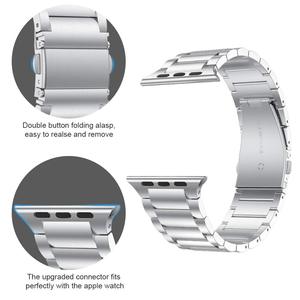 Nouveauté 2026 : Bracelet de montre en <span class=keywords><strong>acier</strong></span> <span class=keywords><strong>inoxydable</strong></span> de créateur, tendance et très vendu, avec breloques, pour <span class=keywords><strong>Apple</strong></span> <span class=keywords><strong>Watch</strong></span> <span class=keywords><strong>Series</strong></span> <span class=keywords><strong>5</strong></span> (42mm, <span class=keywords><strong>44mm</strong></span>) - Product Image 3