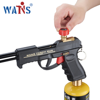 Arme à feu au propane coupe-vent personnalisable avec torche à jet de flamme haute température, pistolet à steak et briquet