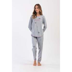 Pyjama une pièce XXL pour femme à col rond et manches longues, personnalisable avec logo, en Spandex et Modal respirants, taille élastique, idéal pour la maison - Product Image 4