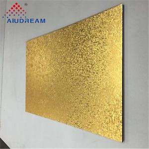 Panneaux composites en aluminium Bardage Montage 3mm Or Bâtiment moderne - Product Image 2