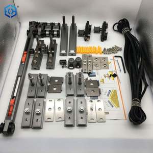 Marco de aluminio de cuatro enlaces, puerta corredera de vidrio, grúa, polea de pista, amortiguador, puerta de enlace, accesorios de rueda de grúa - Product Image 2