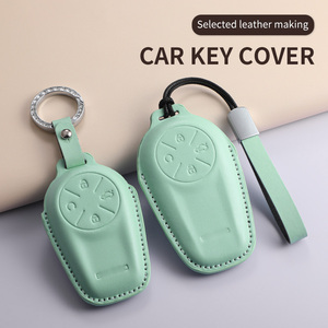 Funda de Cuero PU para Llaves de Coche, Cobertura Total, Compatible con Exeed Sterra ET y ES, Llavero de Alta Calidad para Hombre y Mujer - Product Image 3