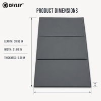 Tapis de camping pliable pour l'extérieur, matelas de couchage portable et durable pour le parc, la cour, le camping, la maison