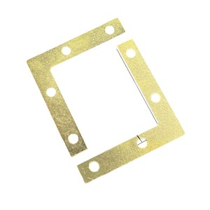 Support d'angle en forme de L doré, 40 mm x 49,9 mm, épaisseur 0,6 mm, pour la connexion des cadres - Product Image 3