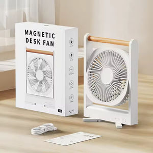 New Arrival Portable USB Rechargeable Mini Table Desk Fan Custom Logo Summer Cooling Square Foldable for English Plastic - Product Image 6