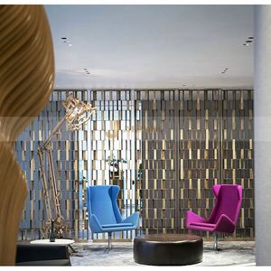 ANN5156 Creative Custom Modern Stainless Steel Coated Artistic Multi-Functional <b>Screen</b> <b>Partition</b> Enhancing Interior - Product Image 1
