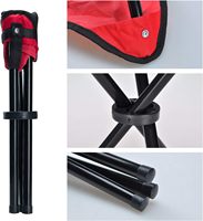 Tabouret trépied d'extérieur portable et pliable, petite chaise à 3 pieds pour la randonnée, le camping, la pêche, le pique-nique, le barbecue