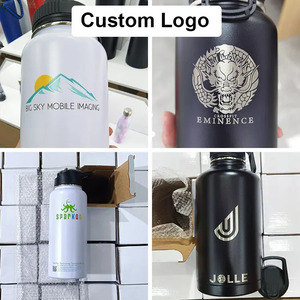 Botella de Agua con Aislamiento al Vacío de Acero Inoxidable de Triple Capa con Logotipo Personalizado, Tapa, Pajita y Cuerda, Aislamiento Térmico de 12-24 Horas - Product Image 2