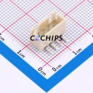 ZX-XH2.54-4PWZ-GW Wire-to-Board Pin Header Bent Lead Through Hole,P=2.5mm Connector 1x4P 2.5mm Right Angle Insert XH - Product Image 1