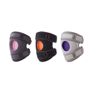 Genouillères de sport légères pour la randonnée, le basketball, la course à pied, la protection du ménisque, avec ceinture rotulienne en silicone - Product Image 1