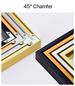 Mỹ thiết kế đơn giản siêu hẹp 0.2 ''boarder Tường Gắn nhôm hình ảnh Áp phích khung - Product Image 2