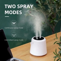 Humidificateur rechargeable, mini humidificateur de bureau, petit humidificateur personnel parfumé, humidificateur décoratif pour chambre à coucher, humidificateur portable à brume froide