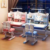 Ensemble table et chaise d'étude haut de gamme pour enfants avec étagère, idéal pour la maison et la chambre