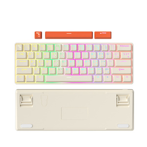 Teclado Mecánico TS61 de 61 Teclas con Retroiluminación RGB, Cable Desmontable, Diseño de Doble Idioma (PT/AR/<span class=keywords><strong>EN</strong></span>), Teclas de Doble Inyección - Product Image 3