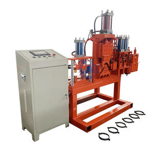 Máquina de fabricación de abrazaderas CNC de alta velocidad con punzonado tipo U/máquina de fabricación de abrazaderas de aro de Metal estilo <span class=keywords><strong>C</strong></span> - Product Image 1