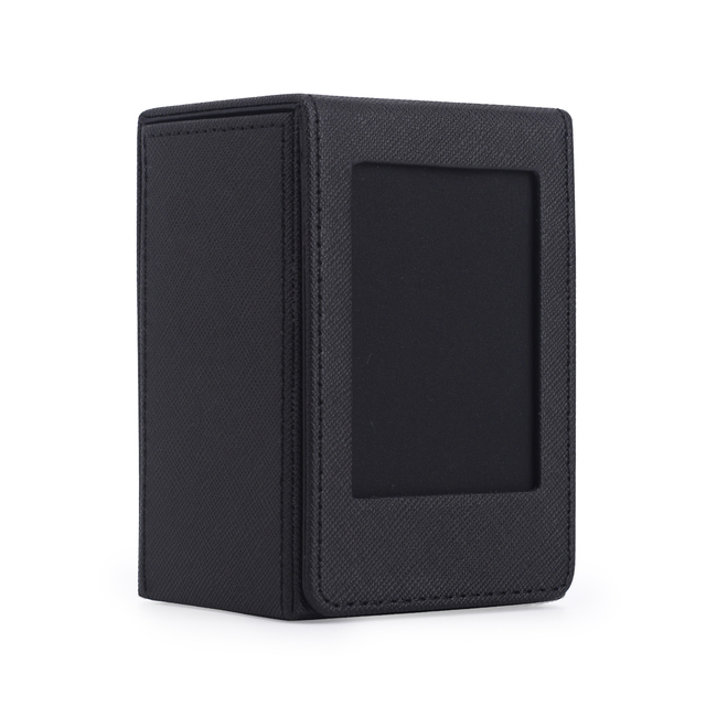 Pu Leather Storage Container 2x3 Photo Organizer Holder for Polaroid Fujifilm Instax Mini12 11 9 8 Evo Instant Film