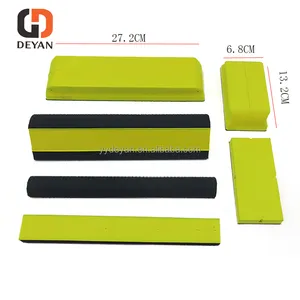 DIY 7Pcs Set Hook And Loop Hand Polish Block Disc Hand Sanding Pad Foam Flexible PU Sanding Block